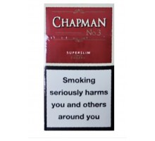 Сигареты Chapman №3 Superslims Cherry (Чапман Суперслимс Вишня)