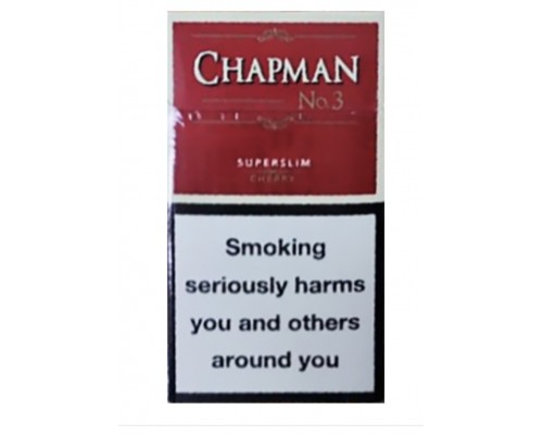 Купить Сигареты Chapman №3 Superslims Cherry (Чапман Суперслимс Вишня)